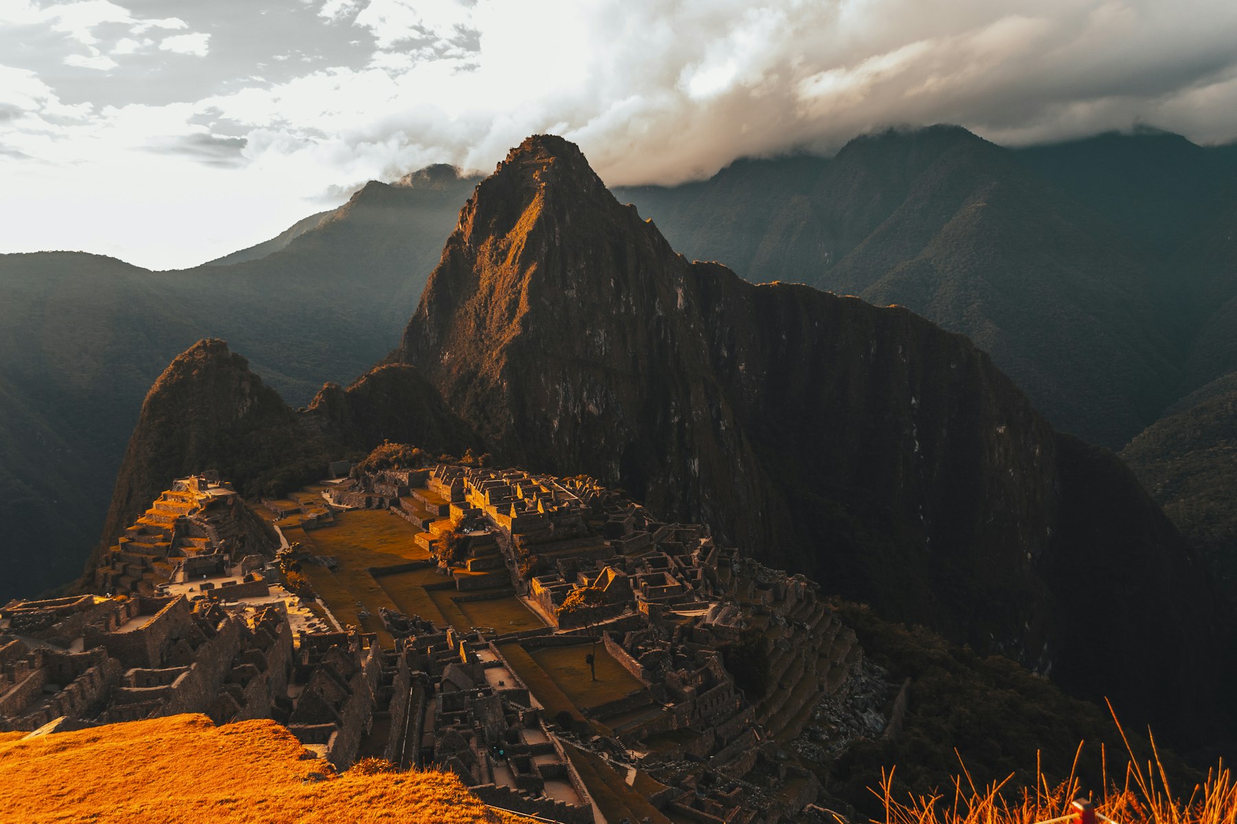 Machu Picchu at sunset